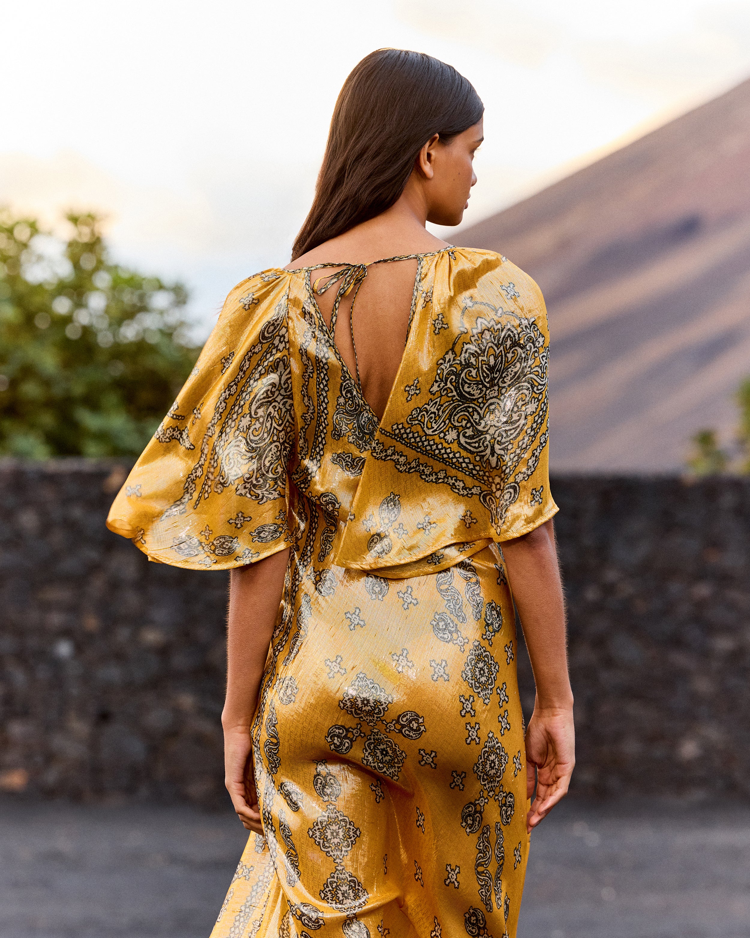 Robe Gita - Jaune - Image 4