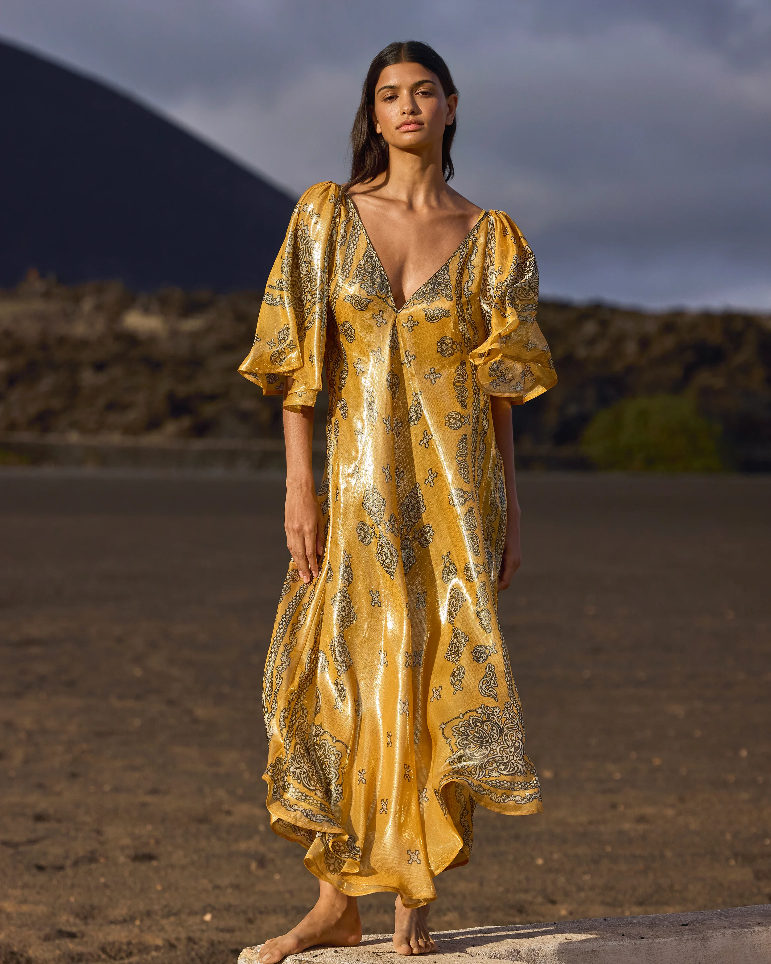 Robe Gita - Jaune - Image 5