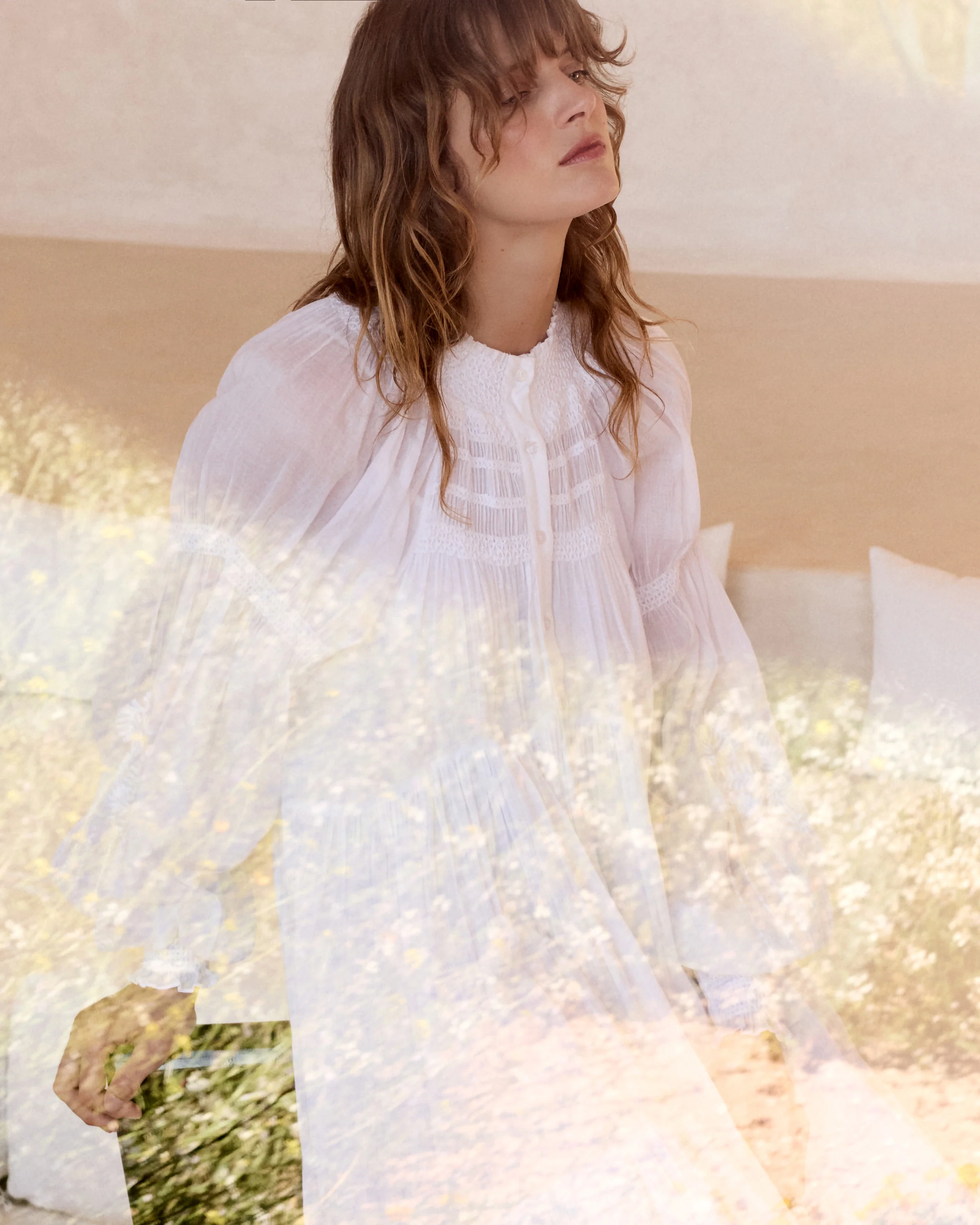 Robe Langelique - Blanc - Image 4
