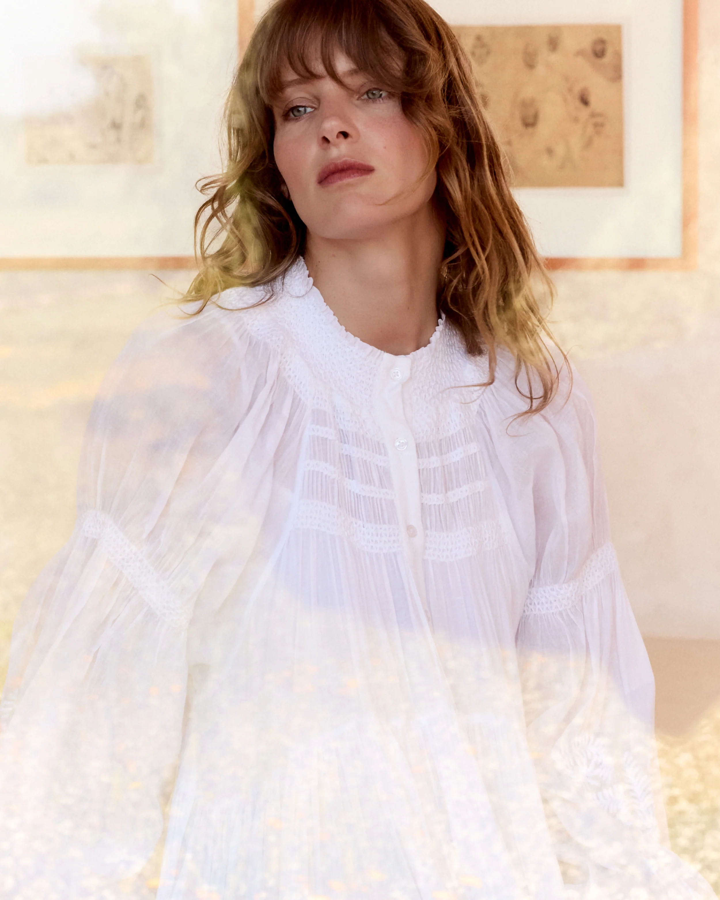 Robe Langelique - Blanc - Image 5