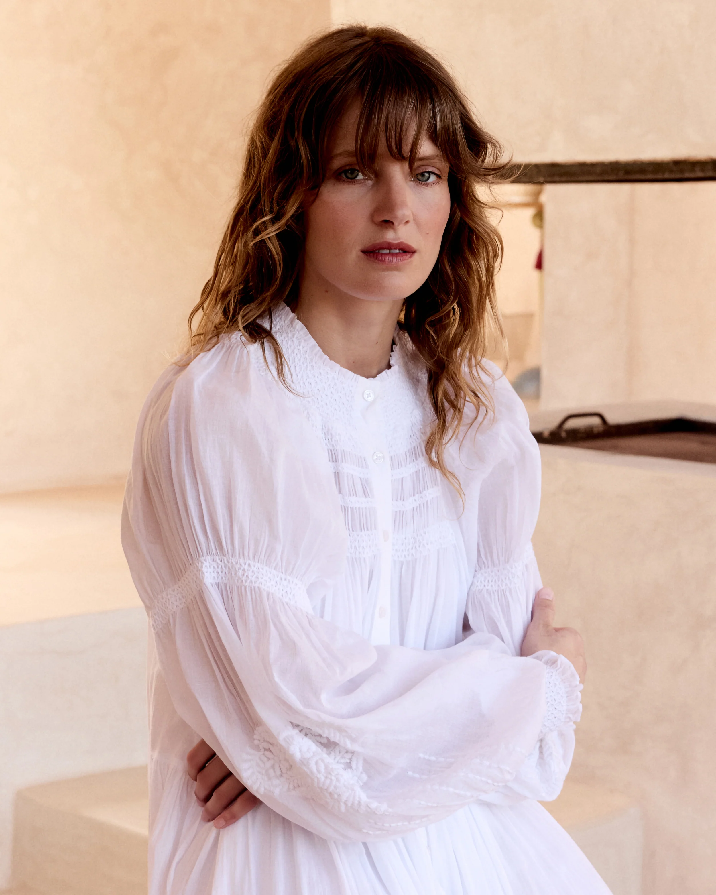 Robe Langelique - Blanc - Image 6
