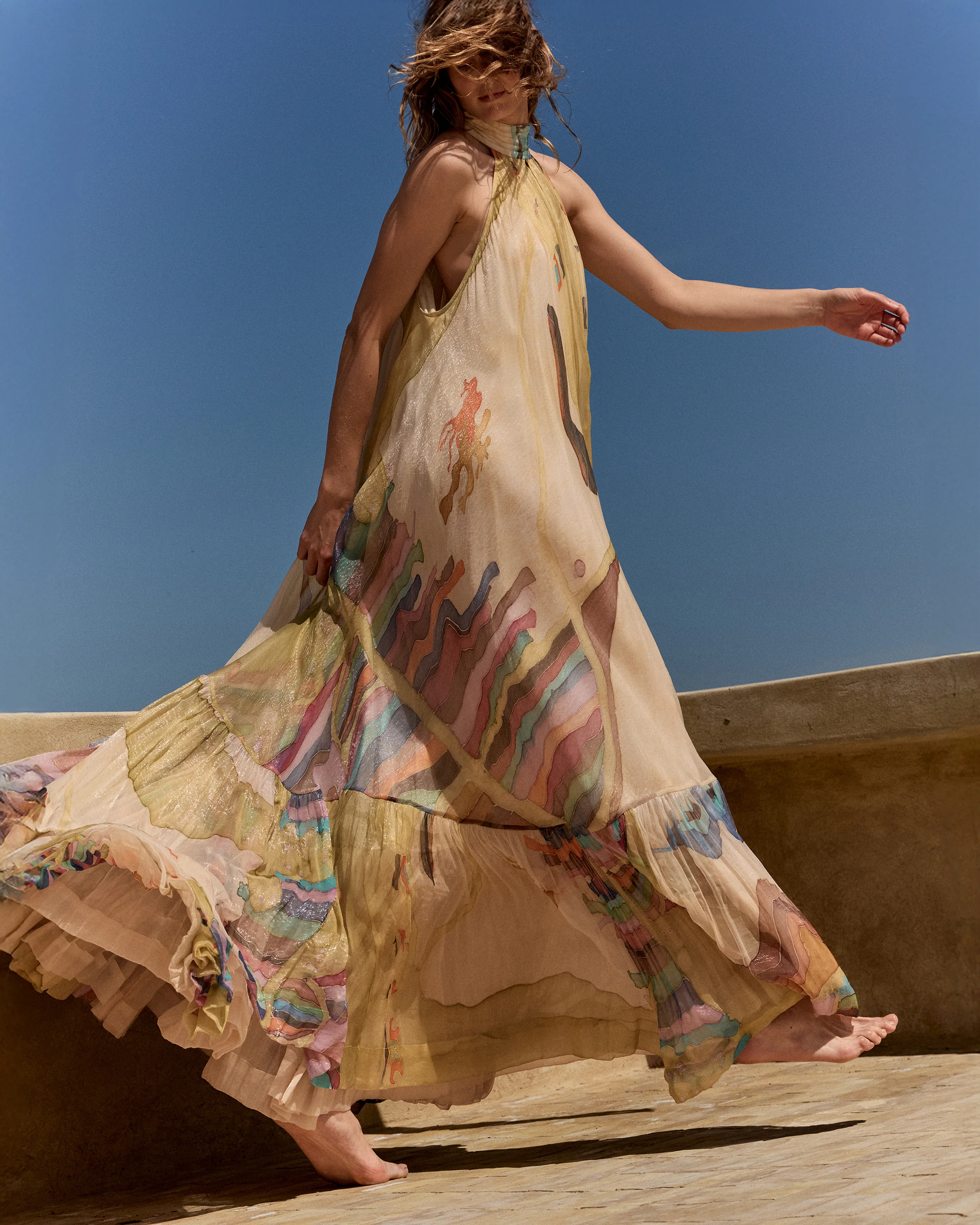 Robe Malar - Jaune - Image 8