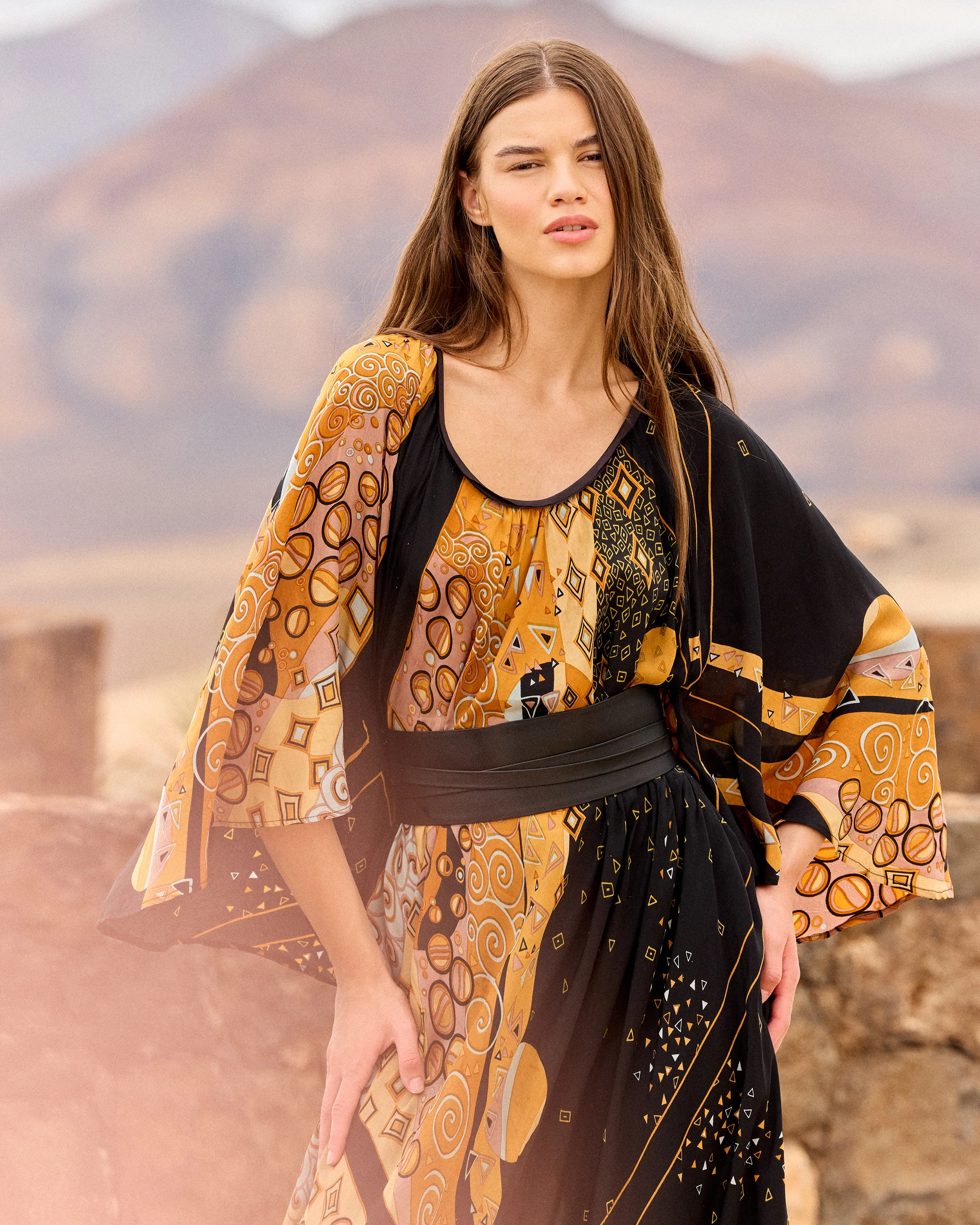 Robe Mally - Ocre - Image 4