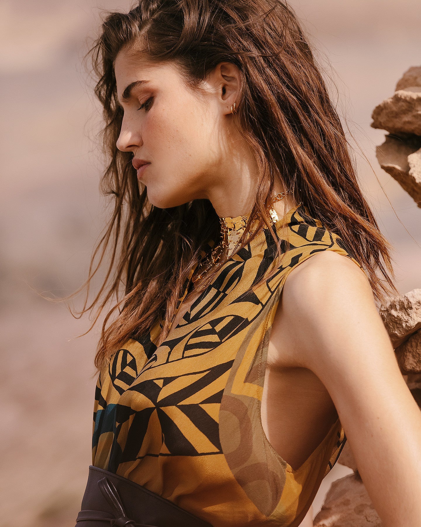 Robe Muse - Ocre - Image 5