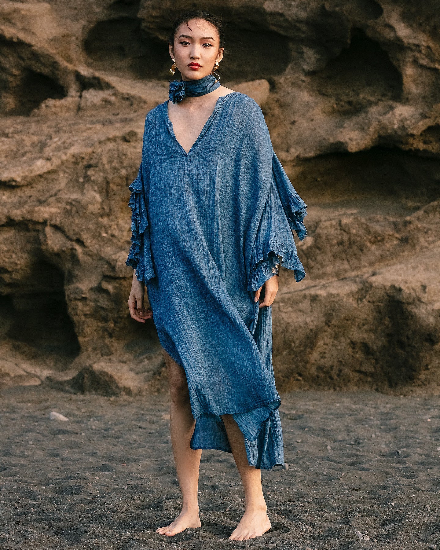 Robe Nybi - Bleu - Image 2