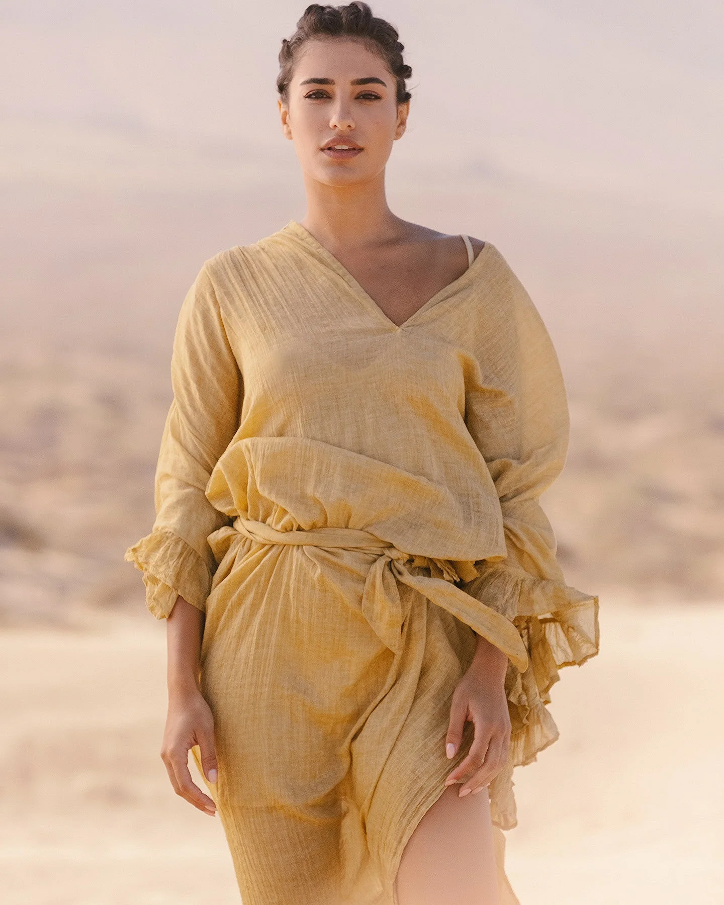 Robe Nybi - Jaune - Image 4