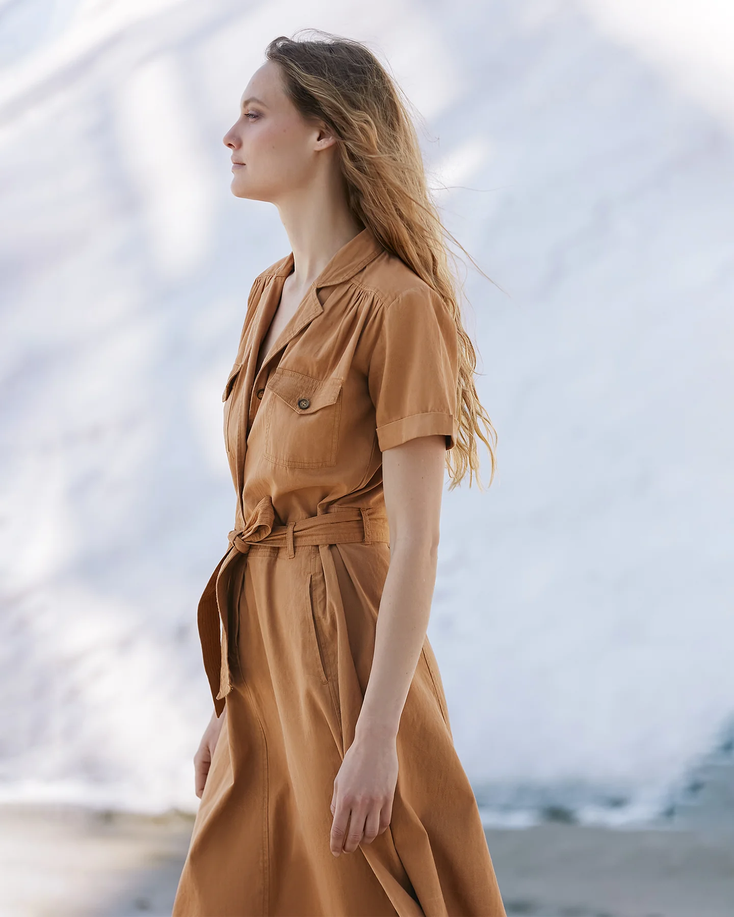 Robe Patrice - Ocre - Image 4