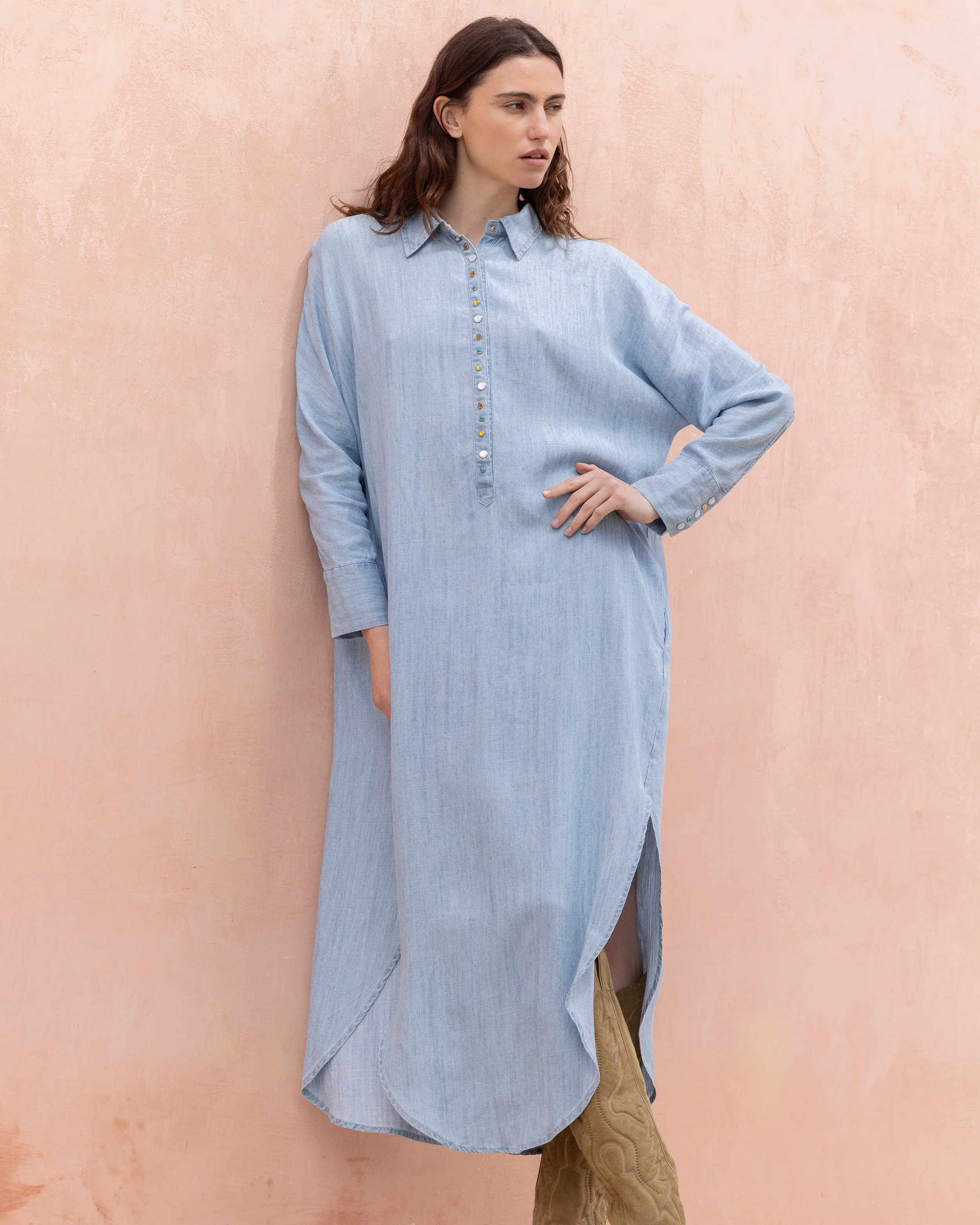 Robe Pina - Bleu - Image 4