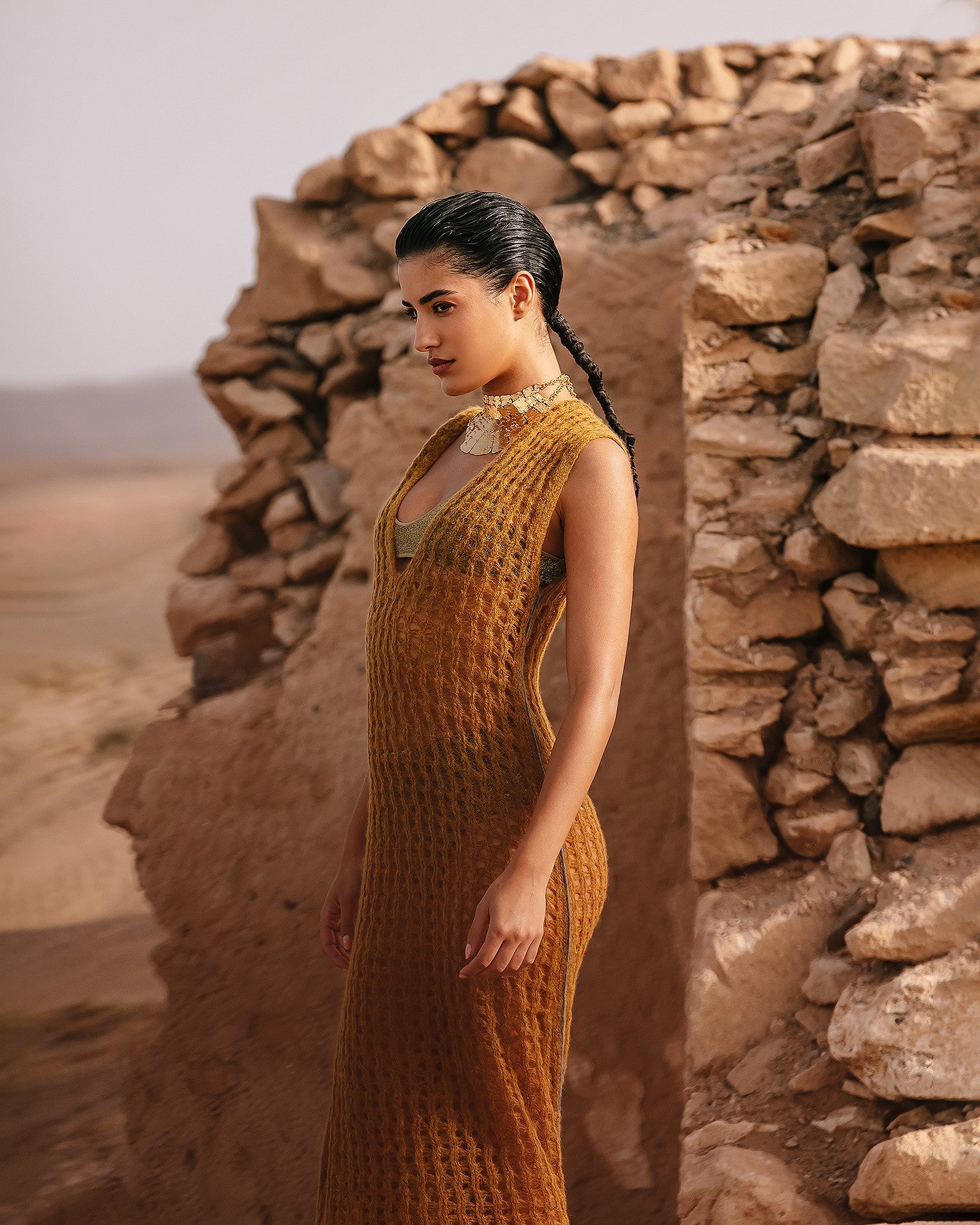 Robe Tao - Jaune - Image 2