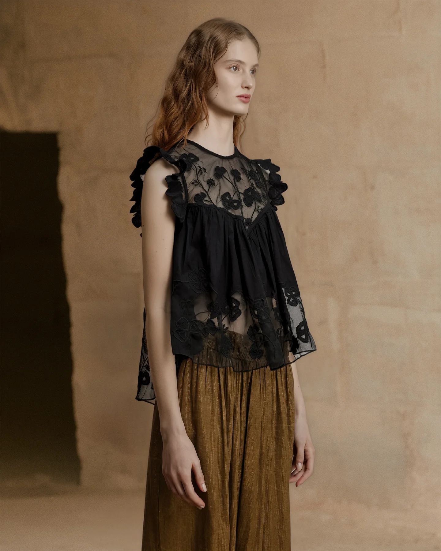 Top Pepita - Noir - Image 2