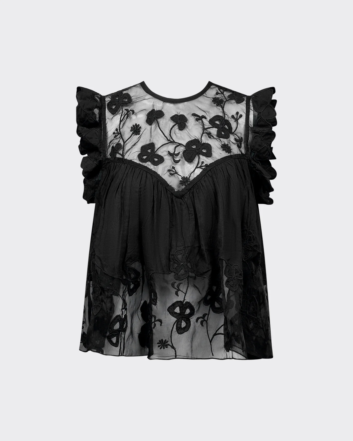 Top Pepita - Noir - Image 5